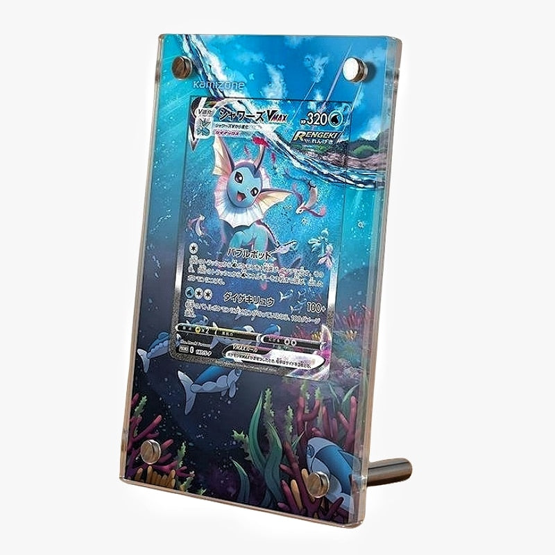 thumbnail image 2 of KamiZone Protective Acrylic Display Case For Espeon VMAX 270/264 Pokémon PSA Graded Card – Made In Denmark 2 of 5