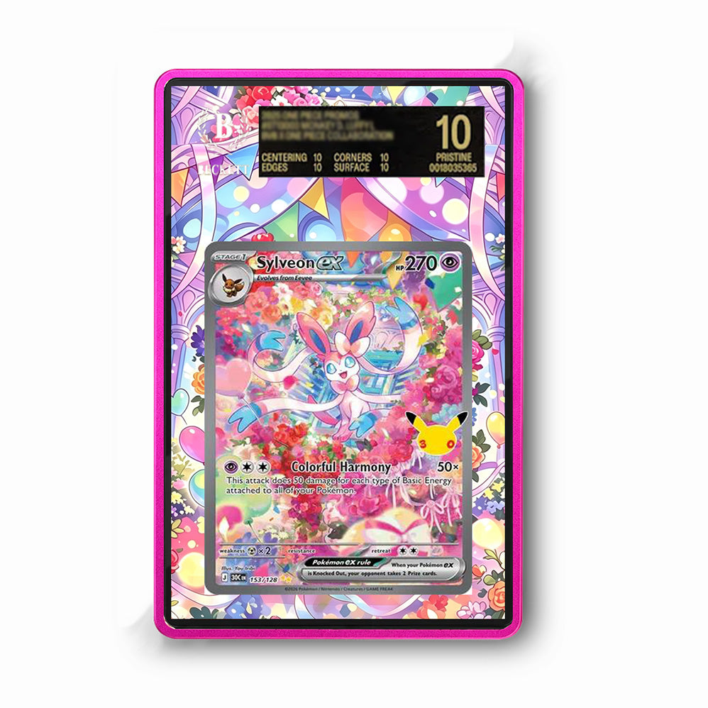 Sylveon ex 453/128 30th Anniversary - Gradeguardian Extended Artwork For Psa / Cgc / Bgs / Tag