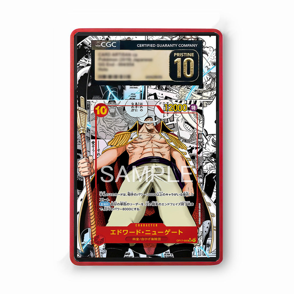 Edward Newgate OP17-005 - Gradeguardian Extended Artwork For Psa / Cgc / Bgs / Tag