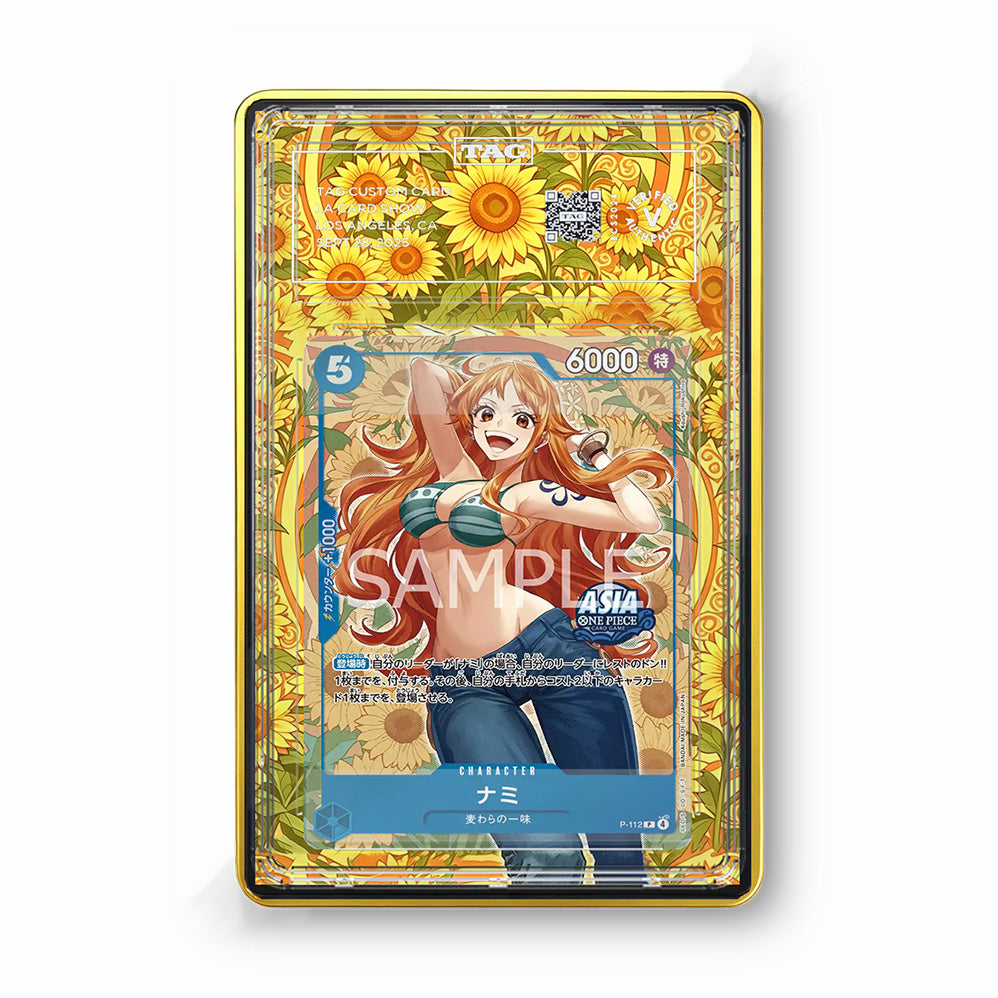 Nami P-112 - Gradeguardian Extended Artwork For Psa / Cgc / Bgs / Tag