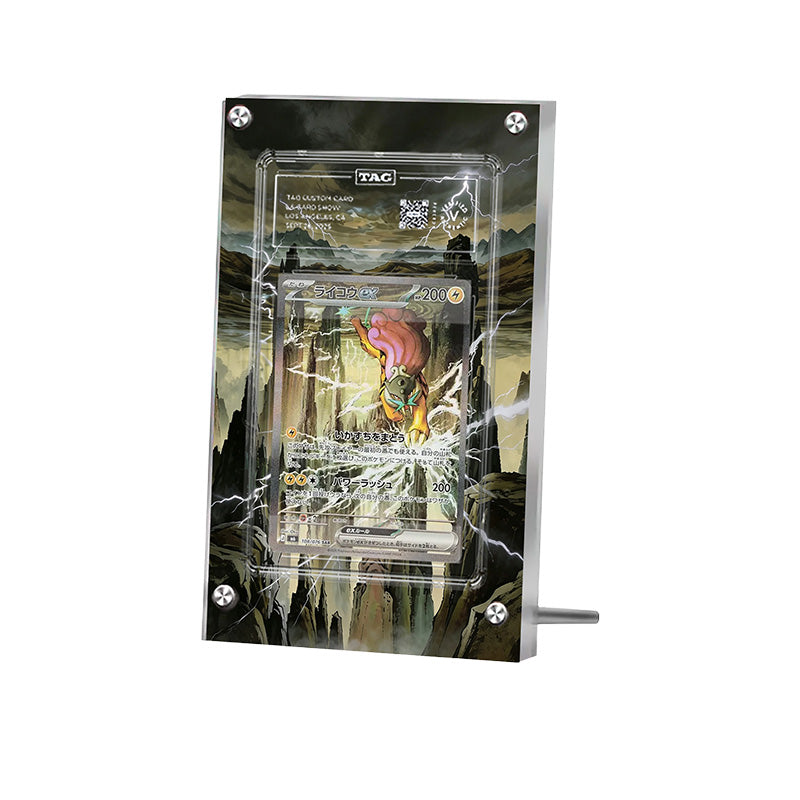 Raikou ex 108/076 - Pokémon Extended Artwork Protective Card Display Case Psa/cgc/tag/raw
