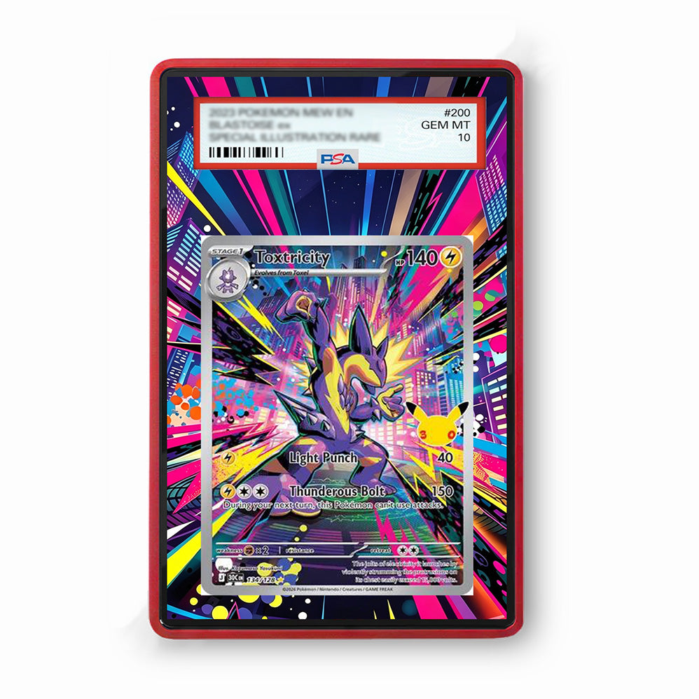 Toxtricity 134/128 30th Anniversary - Gradeguardian Extended Artwork For Psa / Cgc / Bgs / Tag