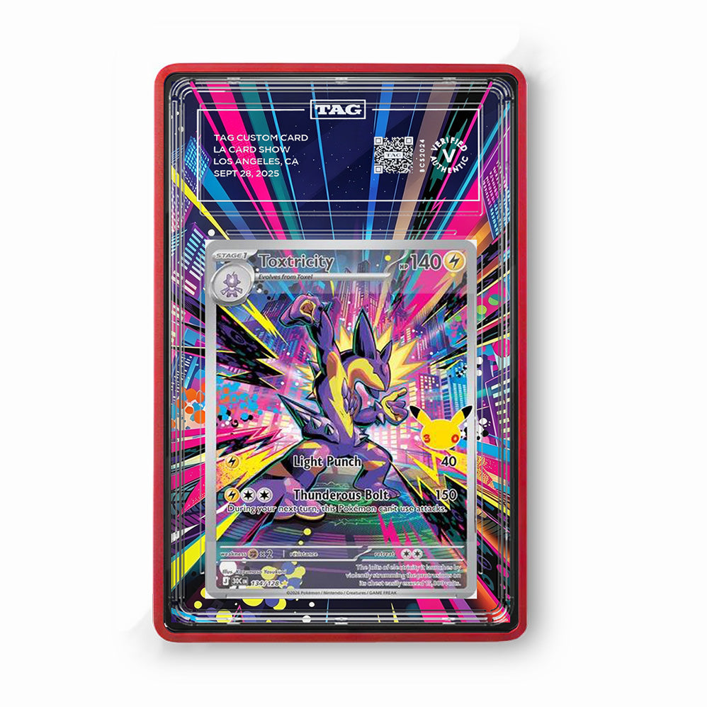 Toxtricity 134/128 30th Anniversary - Gradeguardian Extended Artwork For Psa / Cgc / Bgs / Tag