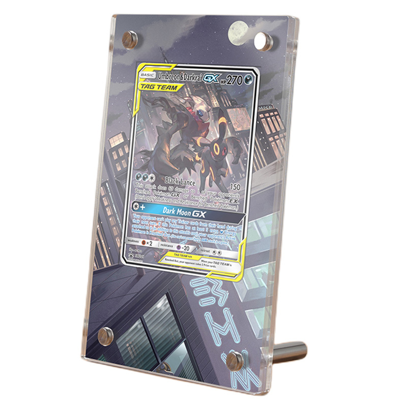 Umbreon & Darkrai GX SM241 Pokémon Extended Artwork Protective Card Display Case