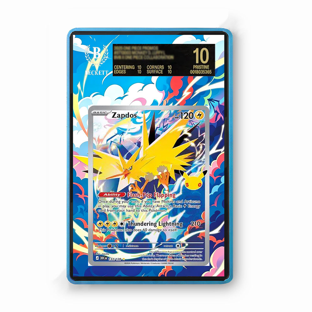 Zapdos 133/128 - Gradeguardian Extended Artwork For Psa / Cgc / Bgs / Tag