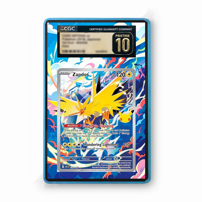 Zapdos 133/128 - Gradeguardian Extended Artwork For Psa / Cgc / Bgs / Tag
