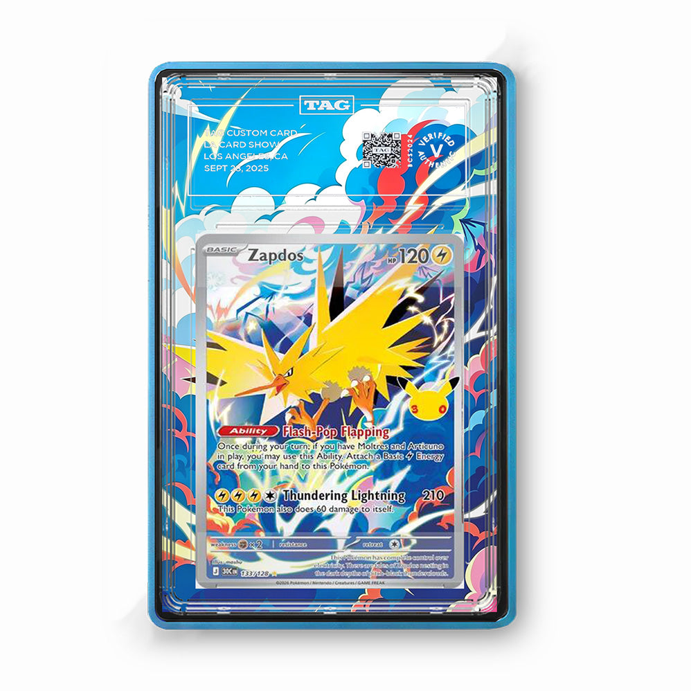 Zapdos 133/128 - Gradeguardian Extended Artwork For Psa / Cgc / Bgs / Tag