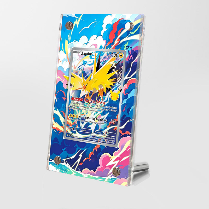 Zapdos 133/128 - Pokémon Extended Artwork Protective Card Display Case Psa/cgc/tag/raw
