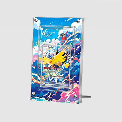 Zapdos 133/128 - Pokémon Extended Artwork Protective Card Display Case Psa/cgc/tag/raw