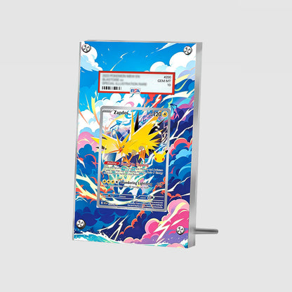 Zapdos 133/128 - Pokémon Extended Artwork Protective Card Display Case Psa/cgc/tag/raw
