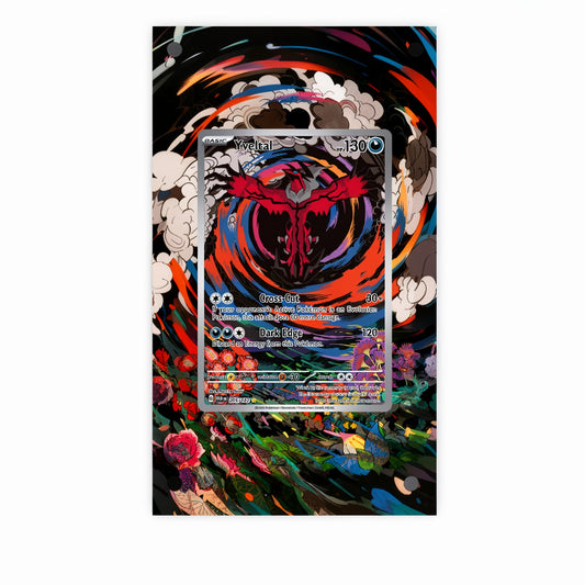 Yveltal 205/182 - Pokémon Extended Artwork Protective Card Display Case Psa/cgc/tag/raw