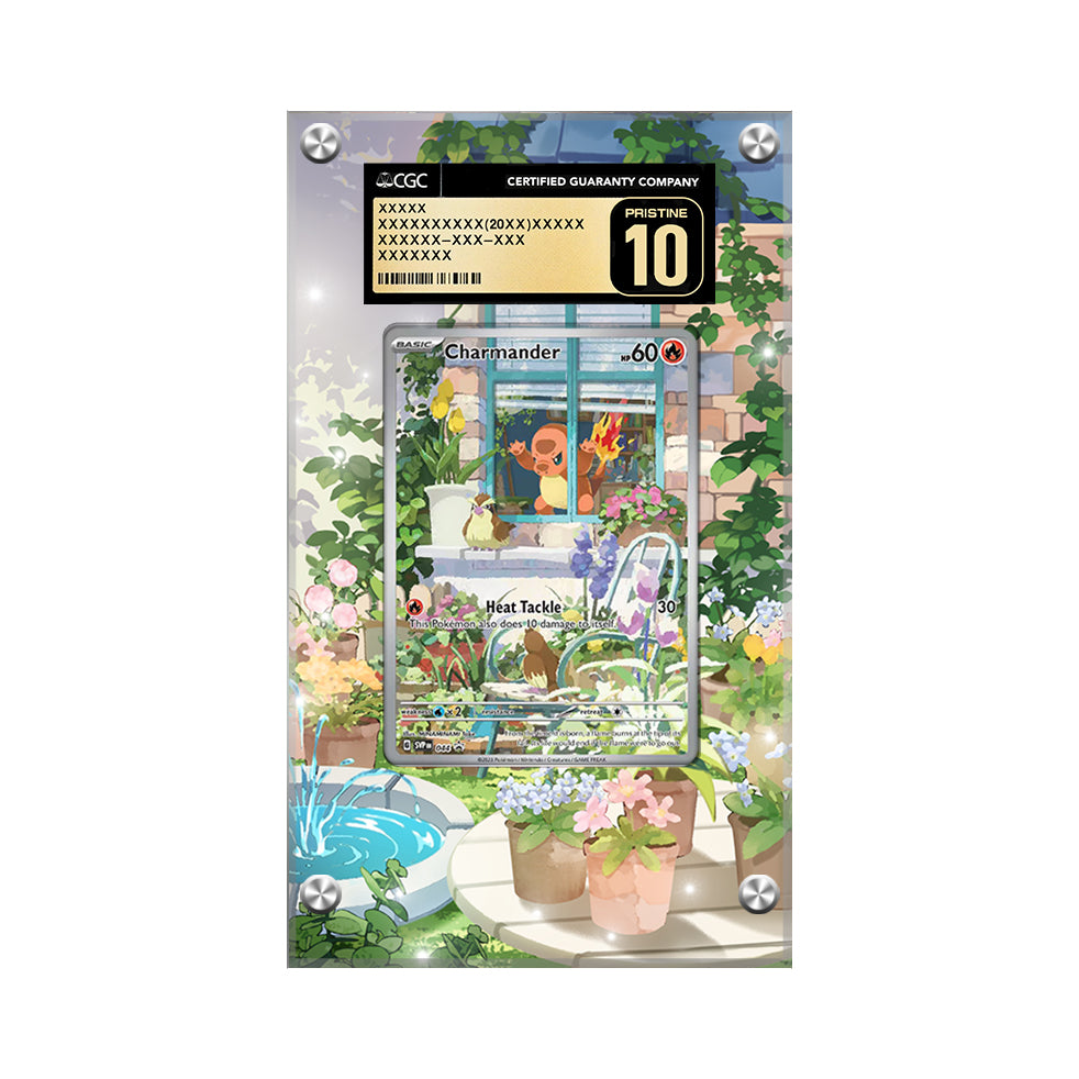 Charmander 044 - Pokémon Extended Artwork Protective Card Display Case Psa/cgc/raw