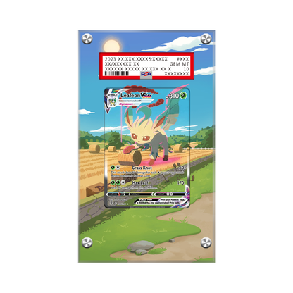 Leafeon VMAX 205/203 Pokémon Extended Artwork Protective Card Display Case Psa/cgc/raw