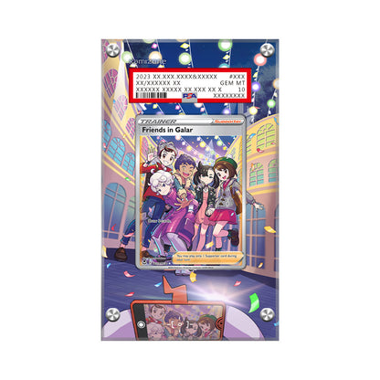 Friends In Galar Tg23 Pokémon Extended Artwork Protective Card Display Case Psa/cgc/raw