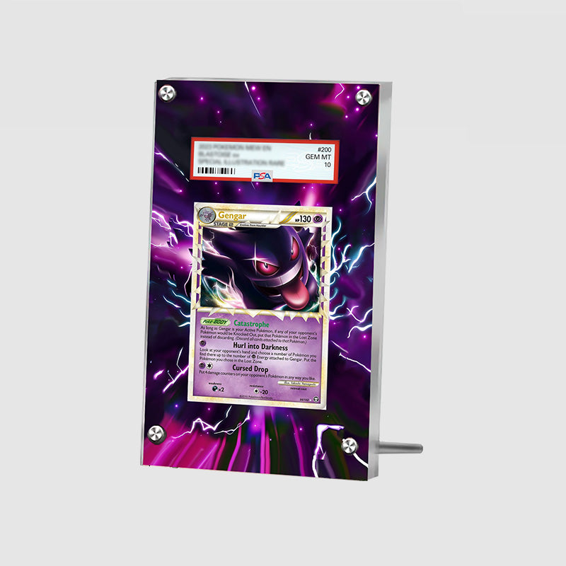 Gengar 94/102 - Pokémon Extended Artwork Protective Card Display Case Psa/cgc/tag/raw
