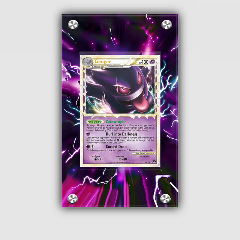 Gengar 94/102 - Pokémon Extended Artwork Protective Card Display Case Psa/cgc/tag/raw