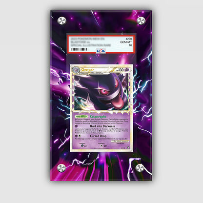 Gengar 94/102 - Pokémon Extended Artwork Protective Card Display Case Psa/cgc/tag/raw