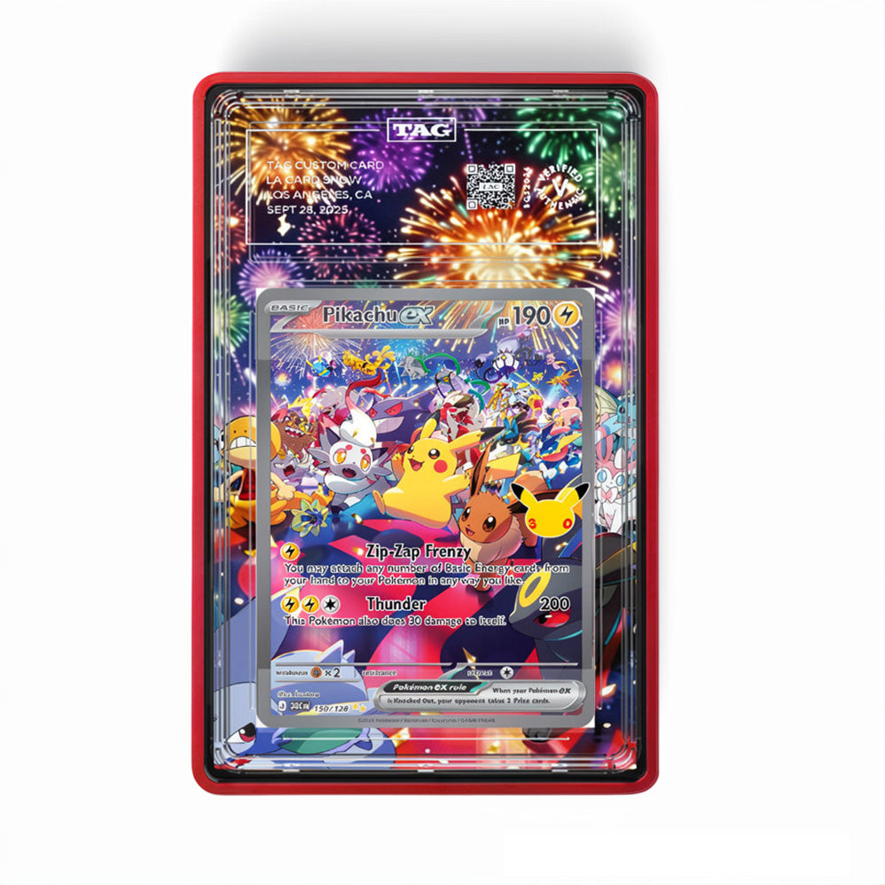 Pikachu ex 150/128 - Gradeguardian Extended Artwork For Psa / Cgc / Bgs / Tag