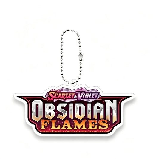 Pokemon binder keychain - Obsidian Flames
