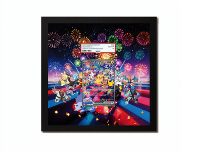 Pikachu ex 150/128 - Extended Artwork Metal Frame