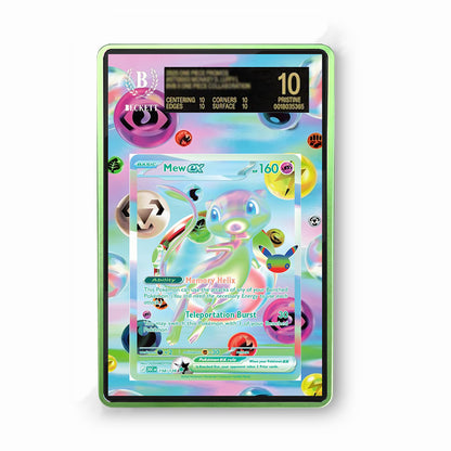 Mew EX 158/128 30th Anniversary - Gradeguardian Extended Artwork For Psa / Cgc / Bgs / Tag