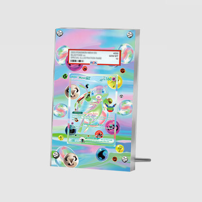 Mew EX 158/128 30th Anniversary - Pokémon Extended Artwork Protective Card Display Case Psa/cgc/tag/raw