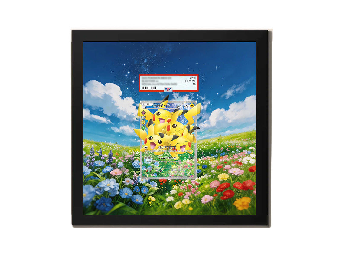 Pikachu Rc29/rc32 - Extended Artwork Metal Frame