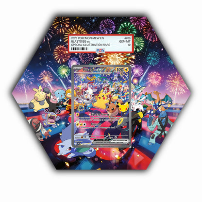 Pikachu 150/128 30th Anniversary - Pokémon Octax Extended Artwork Protective Card Wall Display Case