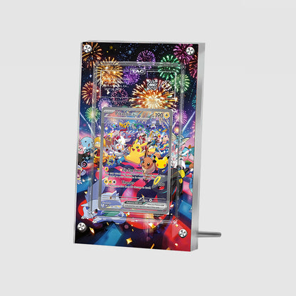 Pikachu 150/128 30th Anniversary - Pokémon Extended Artwork Protective Card Display Case Psa/cgc/tag/raw