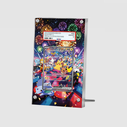 Pikachu 150/128 30th Anniversary - Pokémon Extended Artwork Protective Card Display Case Psa/cgc/tag/raw