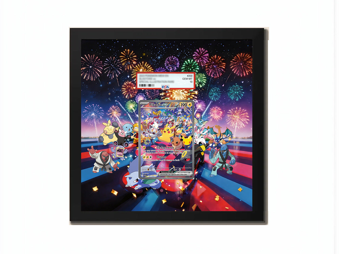 Pikachu 150/128 30th Anniversary - Extended Artwork Metal Frame