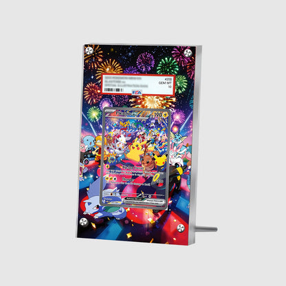 Pikachu ex 150/128 - Pokémon Extended Artwork Protective Card Display Case Psa/cgc/tag/raw