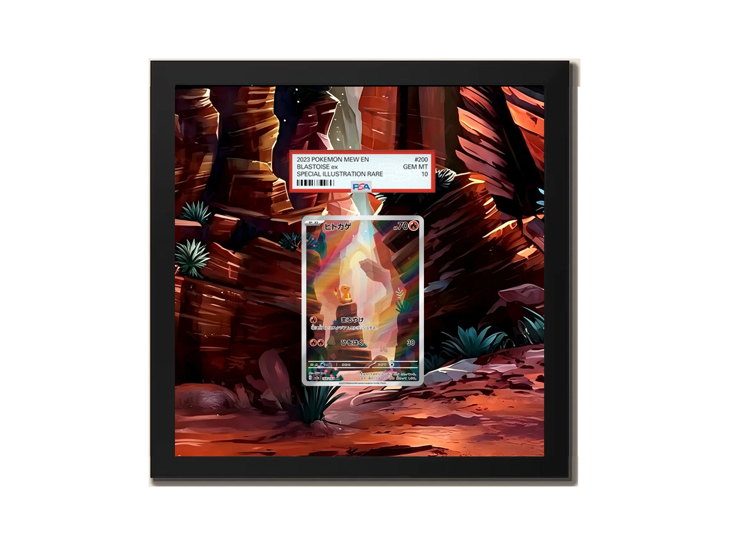 Charmander - 168/165- Extended artwork Metal Frame