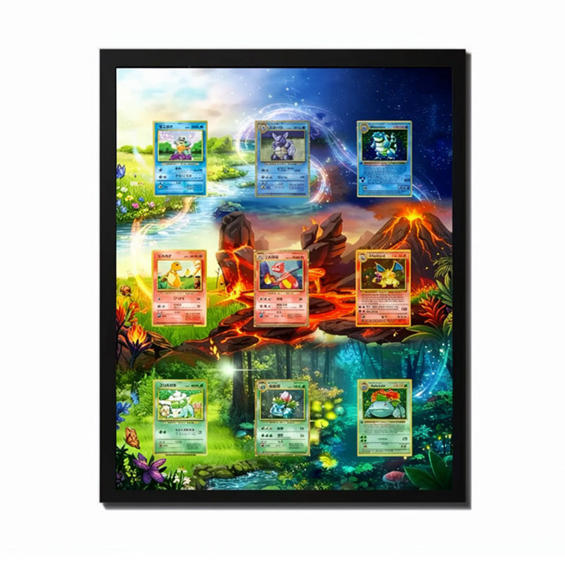 Starter Pokémon 9 - Extended Artwork Metal Frame