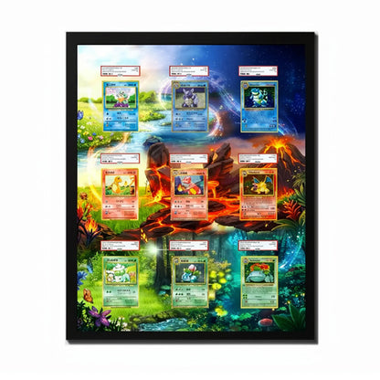 Starter Pokémon 9 - Extended Artwork Metal Frame