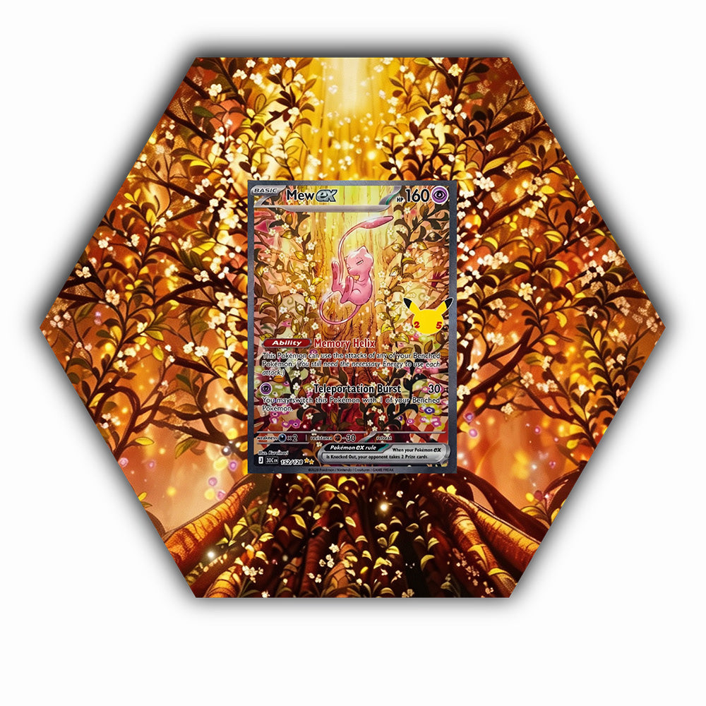 Mew 152/128 30th Anniversary - Pokémon Octax Extended Artwork Protective Card Wall Display Case