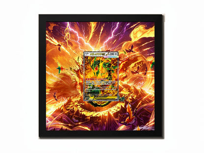 Mega Rayquaza ex 110/076 - Extended Artwork Metal Frame