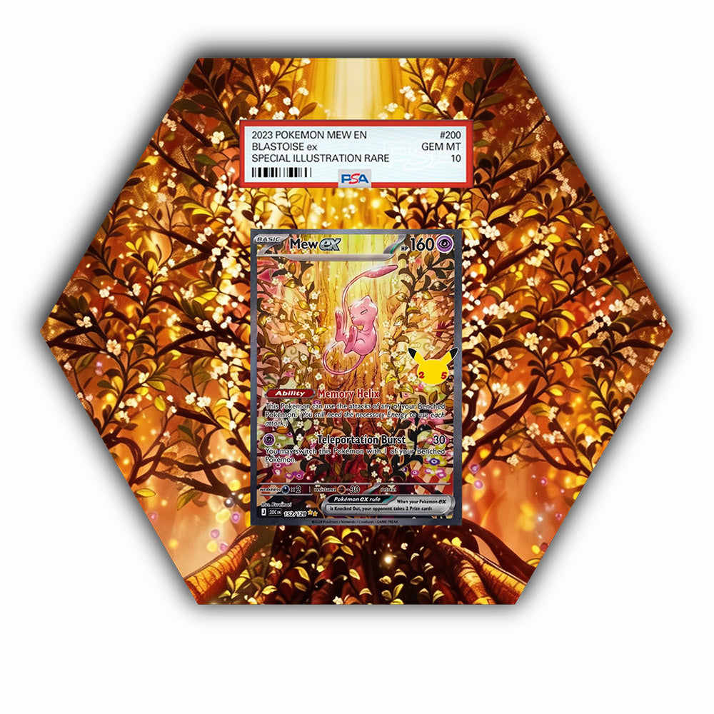 Mew 152/128 30th Anniversary - Pokémon Octax Extended Artwork Protective Card Wall Display Case