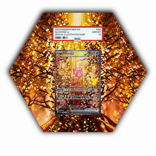Mew 152/128 30th Anniversary - Pokémon Octax Extended Artwork Protective Card Wall Display Case