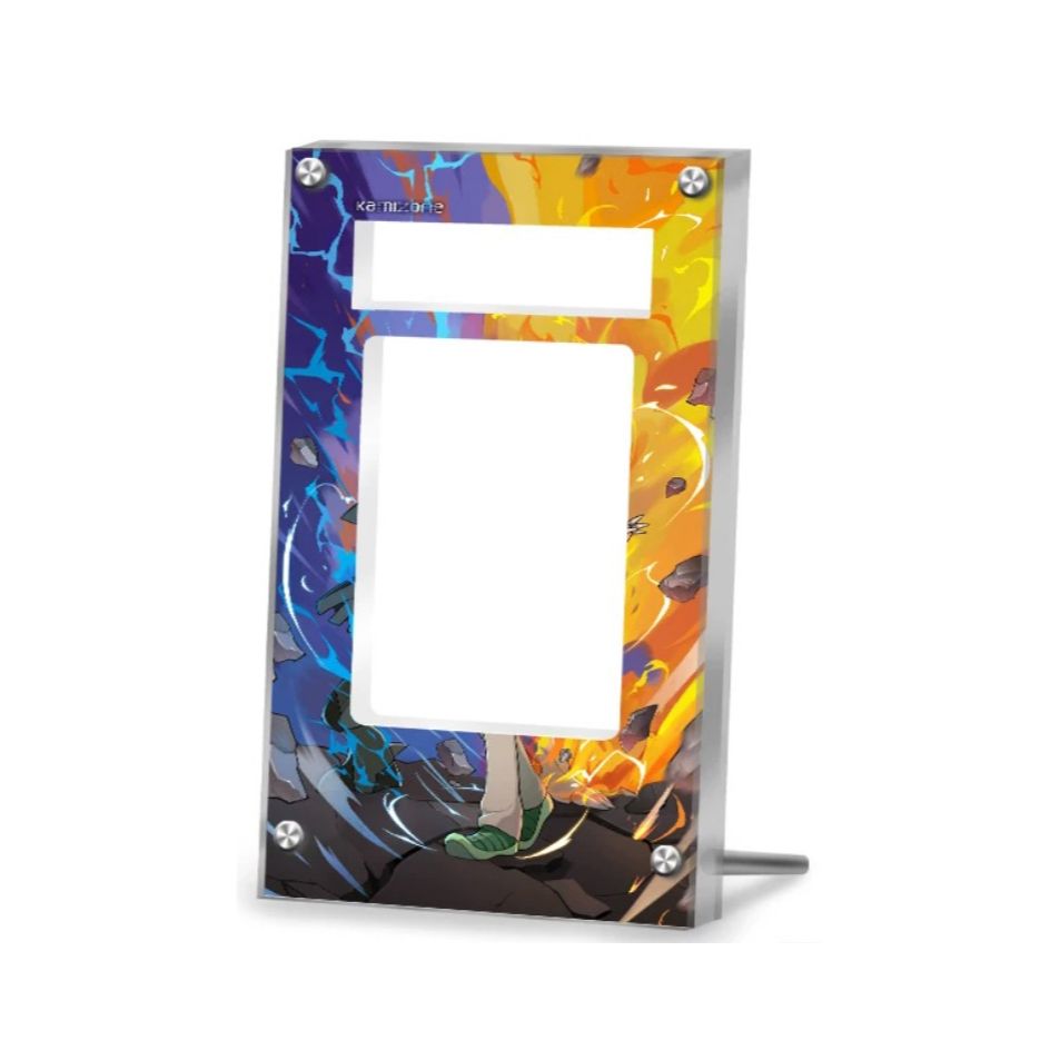 Reshiram & Zekrom GX 222/236 Pokémon Extended Artwork Display Case Psa/cgc/raw
