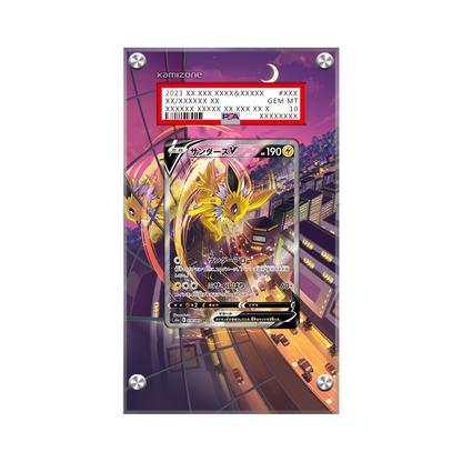Jolteon V Swsh183 Pokémon Extended Artwork Protective Card Display Case Psa/cgc/raw