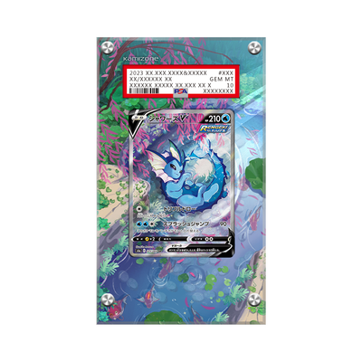 Vaporeon V SWSH181 Pokémon Extended PSA Artwork Protective Card Display Case