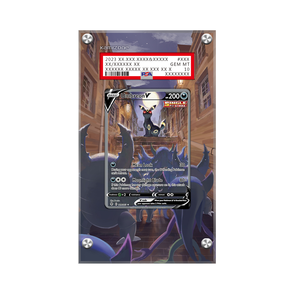 Umbreon V 189/203 Pokémon Extended Artwork Protective Card Display Case PSA/CGC/RAW
