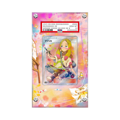 Mina 211/214 Pokémon Extended Artwork Protective Card Display Case Psa/cgc/raw