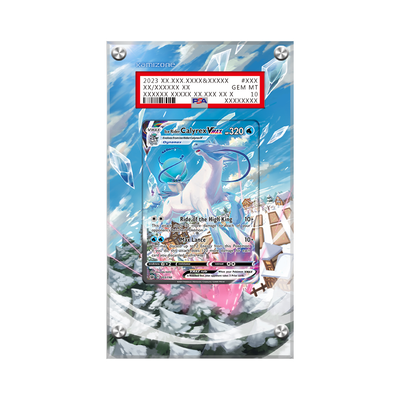 Ice Rider Calyrex VMAX 203/198 Pokémon Extended PSA Artwork  Display Case