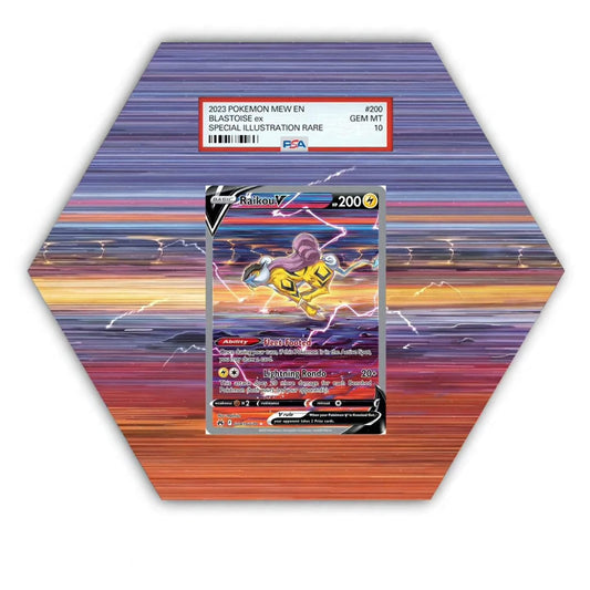 Raikou V Gg41/gg70 - Pokémon Octax Extended Artwork Protective Card Wall Display Case