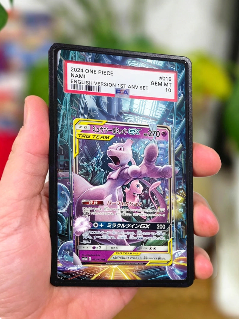 Mewtwo & Mew GX - 71/236 - GradeGuardian Extended artwork for PSA / CGC / BGS / TAG