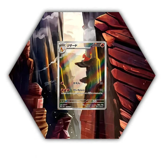 Charmeleon 169/165 - Pokémon Octax Extended Artwork Protective Card Wall Display Case