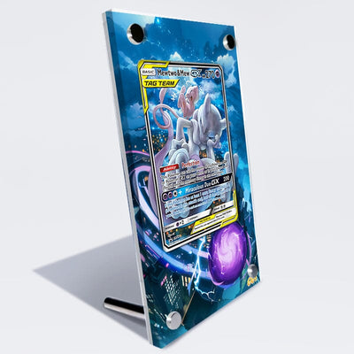 Mewtwo & Mew GX SM191 Pokémon Extended Artwork Protective Card Display Case
