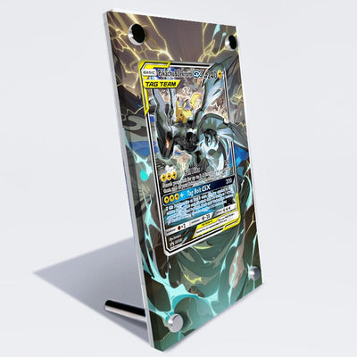 Pikachu & Zekrom GX SM168 Pokémon Extended Artwork Protective Card Display Case